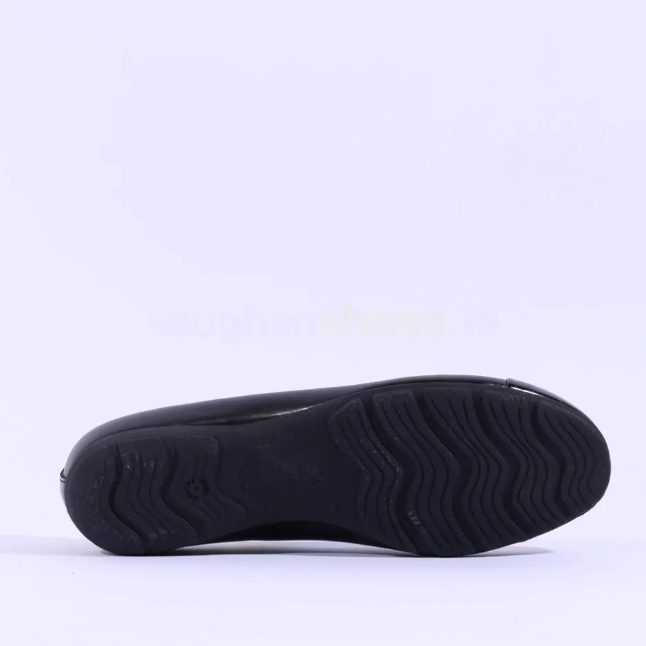 Women Gabor Low Toe Cap Pump Raspa - Black