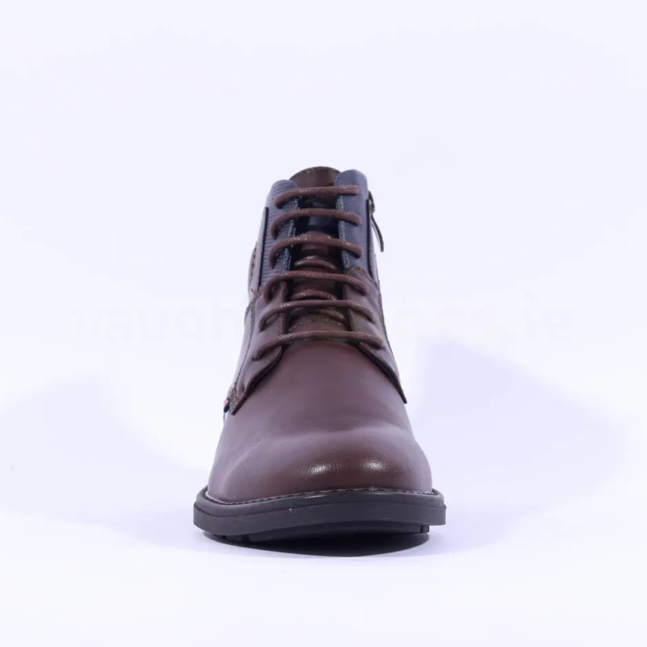 Brent Pope Luggate Laced Ankle Boot - Walnut