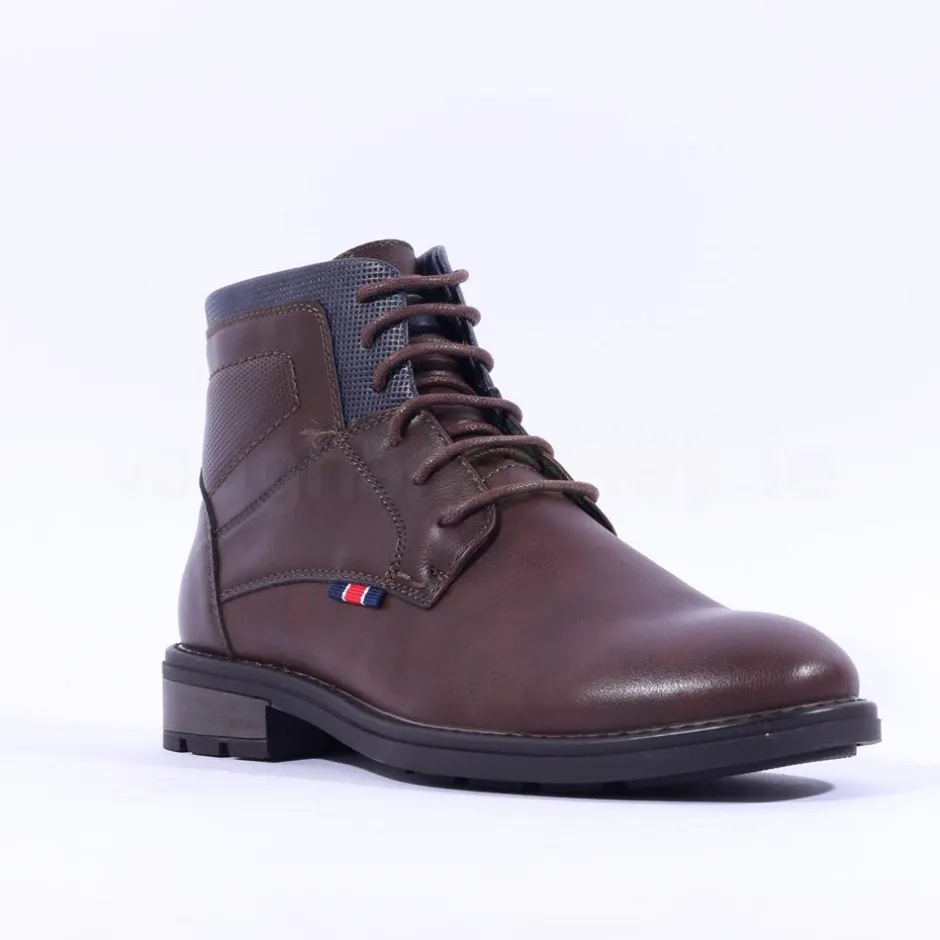 Brent Pope Luggate Laced Ankle Boot - Walnut