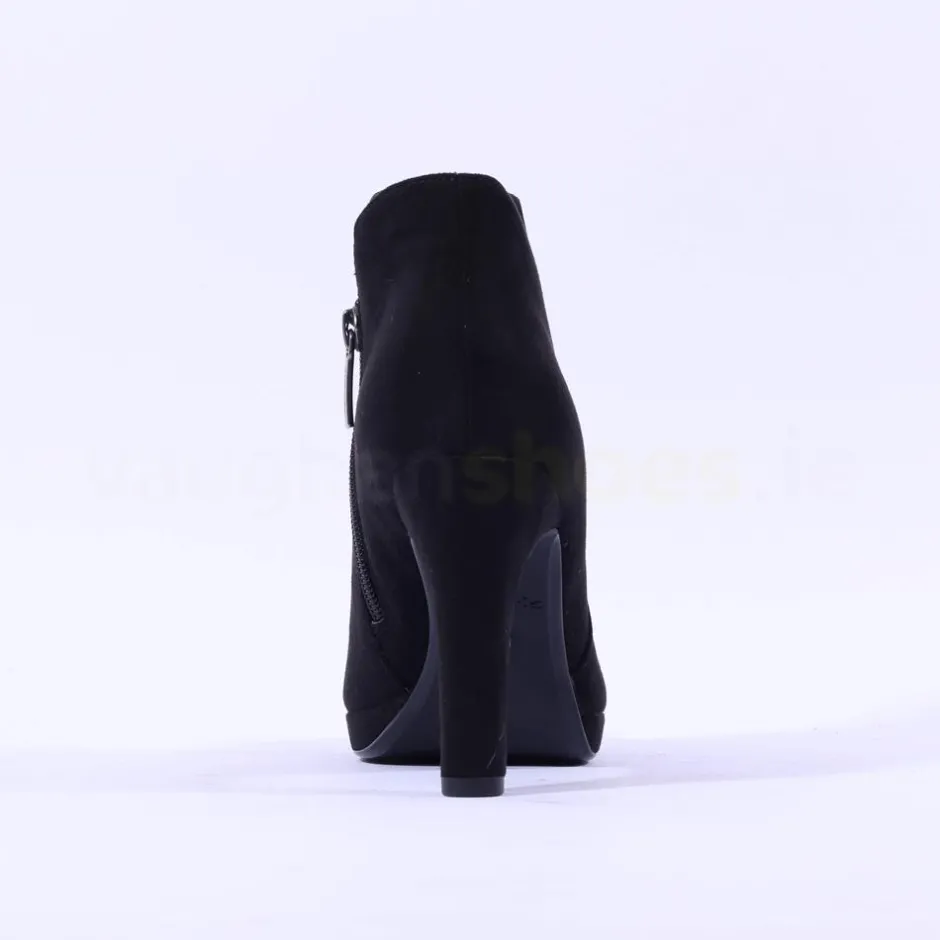 Women Tamaris Lycoris High Heel Ankle Boot - Black