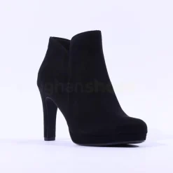 Women Tamaris Lycoris High Heel Ankle Boot - Black