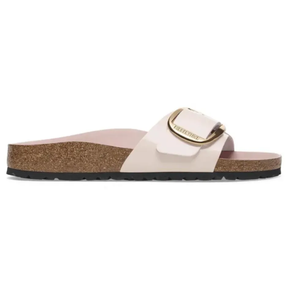 Women Birkenstock Madrid Big Buckle High Shine - Light Rose