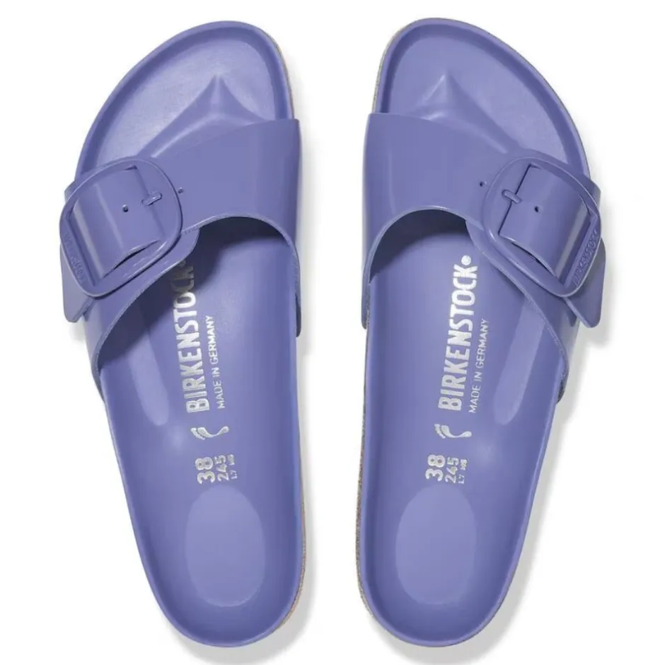 Women Birkenstock Madrid Big Buckle High Shine - Purple Dusk Tonal
