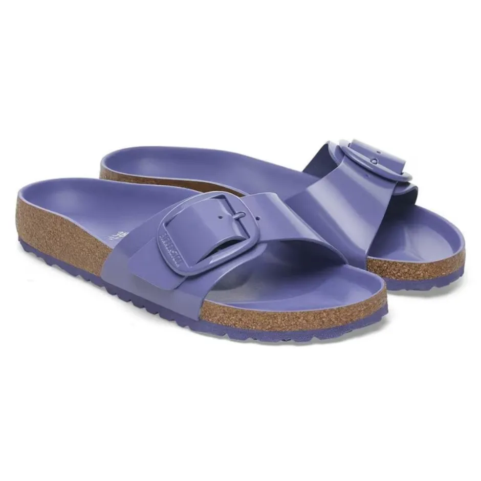 Women Birkenstock Madrid Big Buckle High Shine - Purple Dusk Tonal