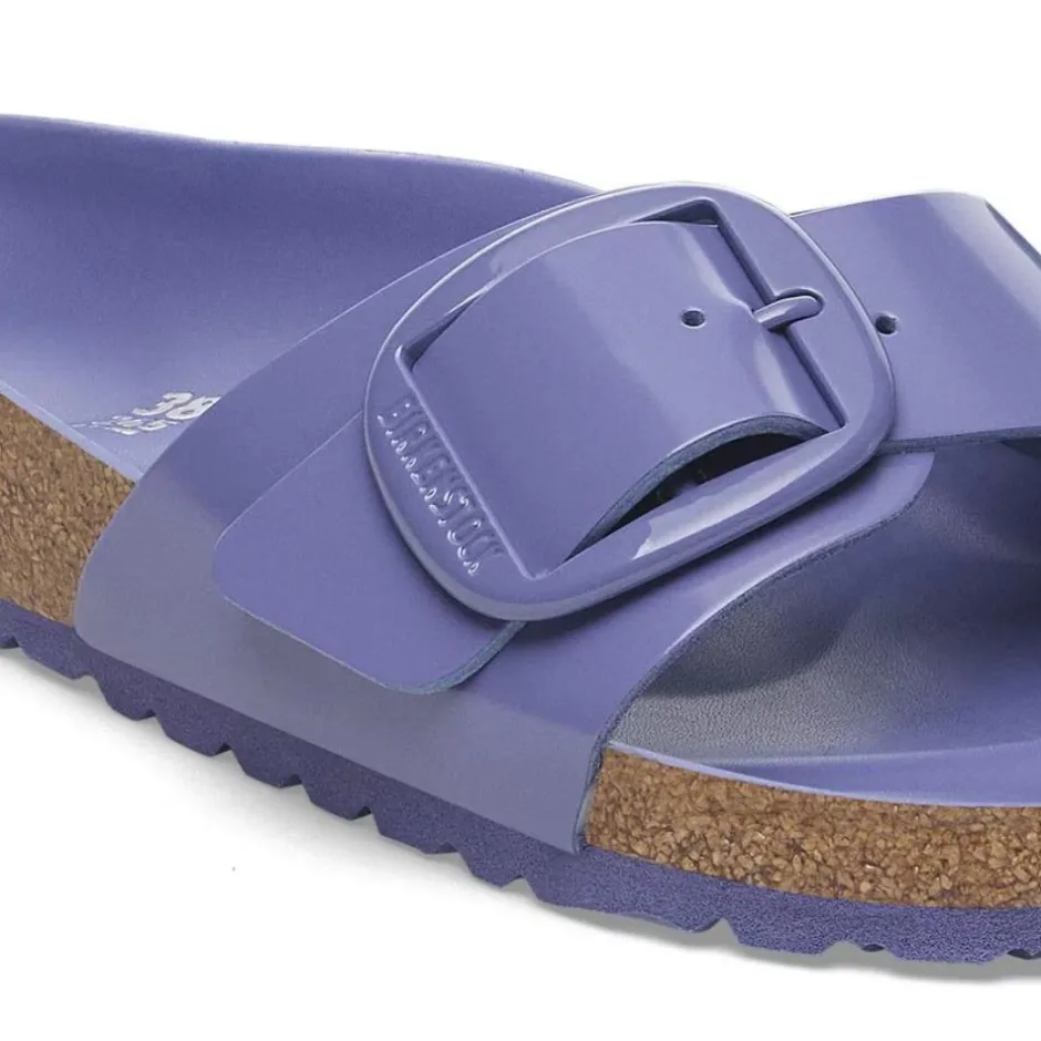 Women Birkenstock Madrid Big Buckle High Shine - Purple Dusk Tonal