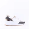 Women Marco Tozzi Magana Wedge Laced With Zip - White Combi