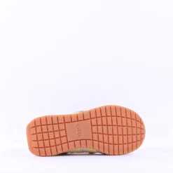 Women Ara Malibu Waffle Sole Nylon Trainer - Beige Yellow