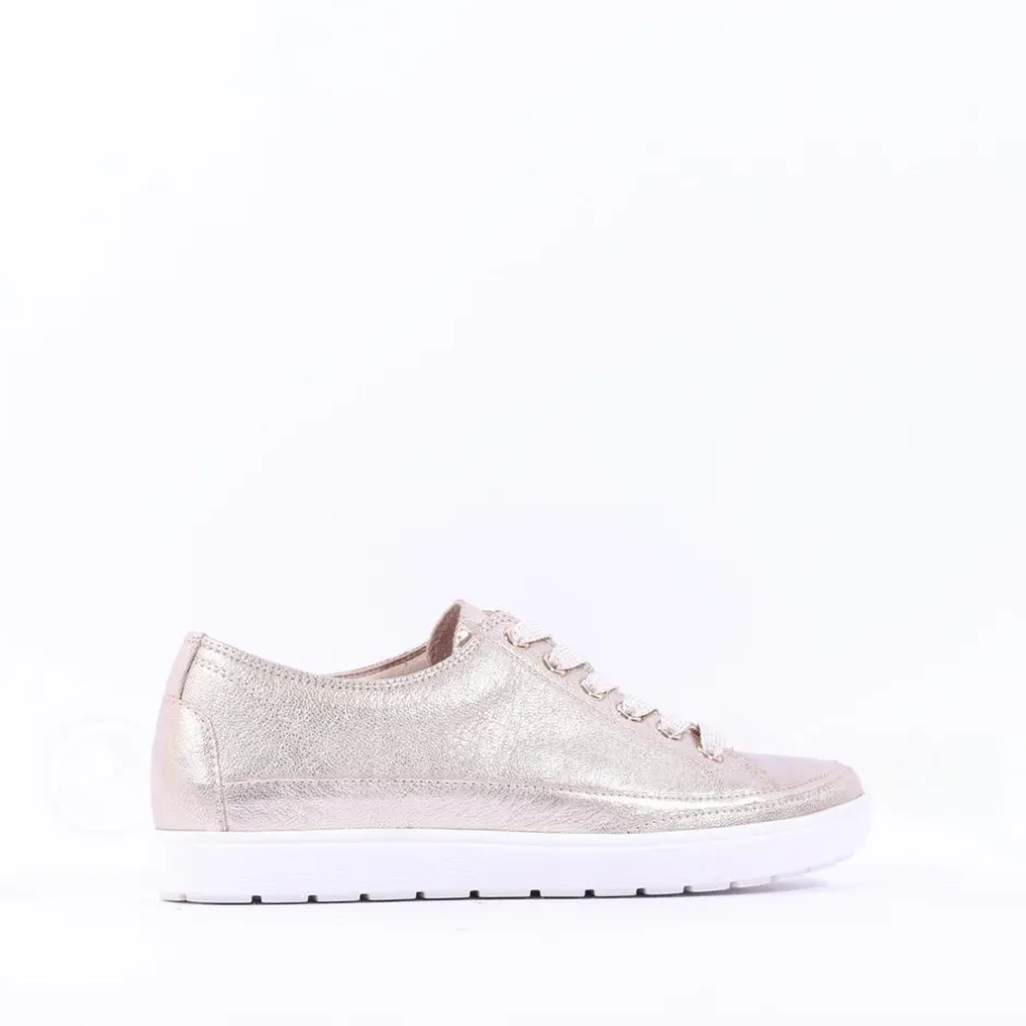 Women Caprice Manou Laced Casual Shoe - Platinum