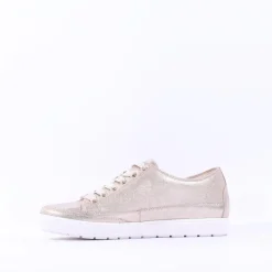 Women Caprice Manou Laced Casual Shoe - Platinum