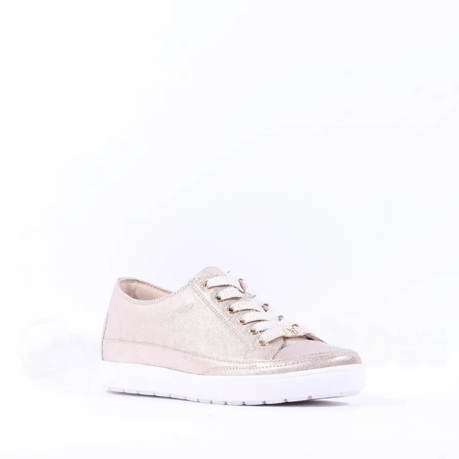 Women Caprice Manou Laced Casual Shoe - Platinum