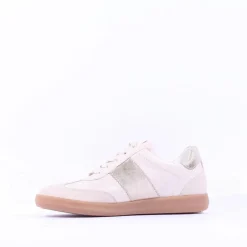 Women Caprice Manou Laced Gumsole Trainer - Snow Combi