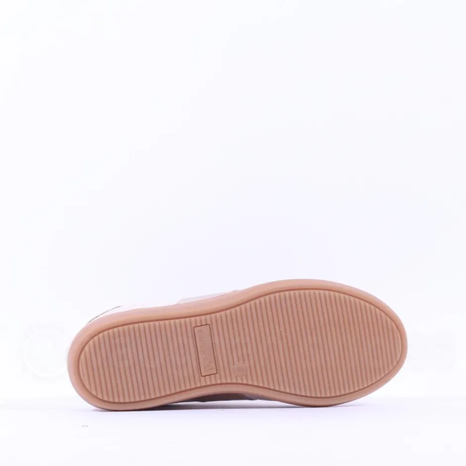 Women Caprice Manou Laced Gumsole Trainer - Snow Combi
