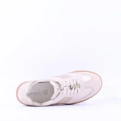 Women Caprice Manou Laced Gumsole Trainer - Snow Combi