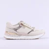 Women Tommy Bowe Ladies Marchino Wedge Trainer - Beige Gold