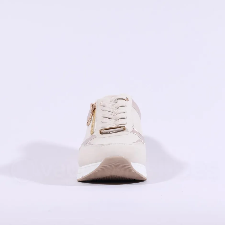 Women Tommy Bowe Ladies Marchino Wedge Trainer - Beige Gold