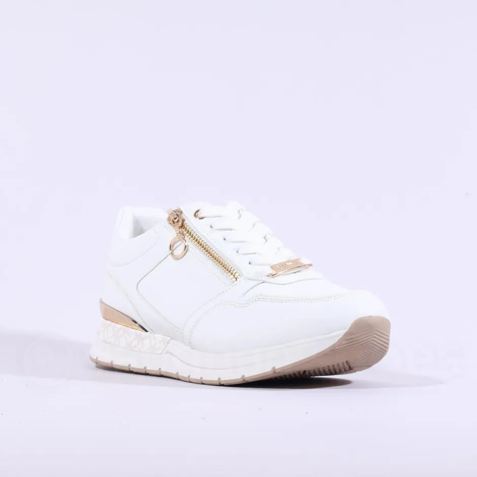Women Tommy Bowe Ladies Marchino Wedge Trainer - Off White