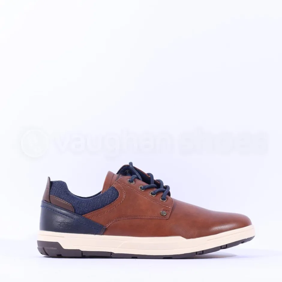 Tommy Bowe Marler Laced Casual Shoe - Camel