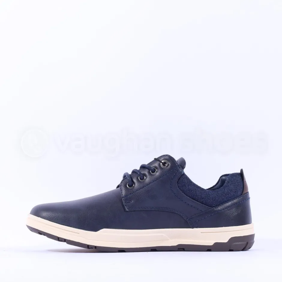 Tommy Bowe Marler Laced Casual Shoe - Navy