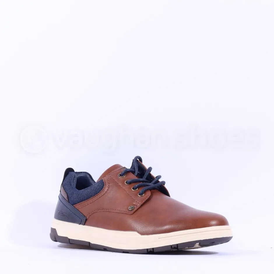 Tommy Bowe Marler Laced Casual Shoe - Camel
