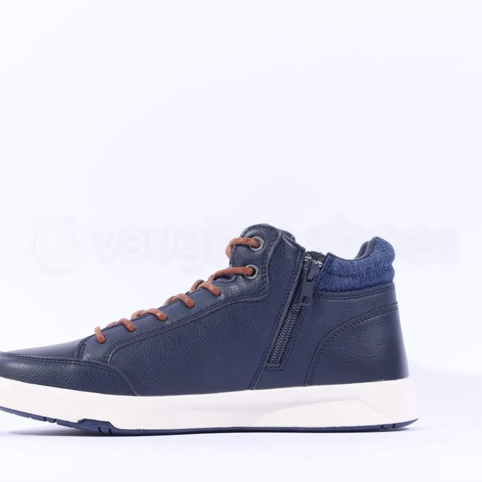 Tommy Bowe Matfield Laced Casual Boot - Navy