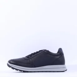 Ara Men Matteo Side Zip Wide Fit Shoe - Navy Grey