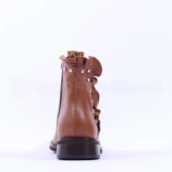 Women Marco Moreo Maura Stud Trim Ankle Boot - Tan Leather
