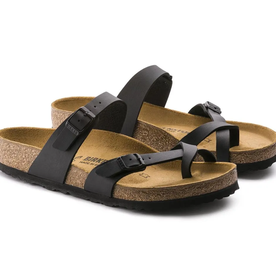 Women Birkenstock Mayari Birko-Flor - Black