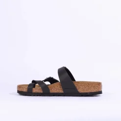 Women Birkenstock Mayari Birko-Flor - Black