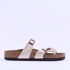 Women Birkenstock Mayari Birko-Flor - Graceful Pearl White