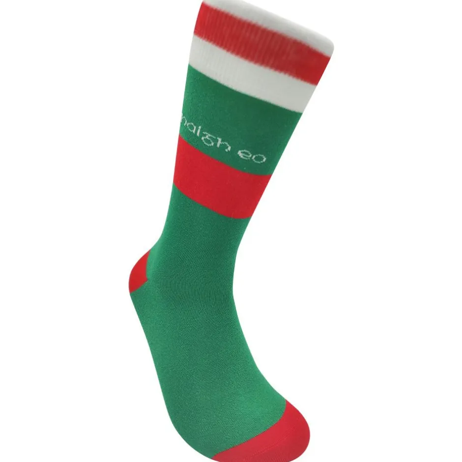 SicSock Mayo Retro Jersey Sock Gift Box - Green & Red