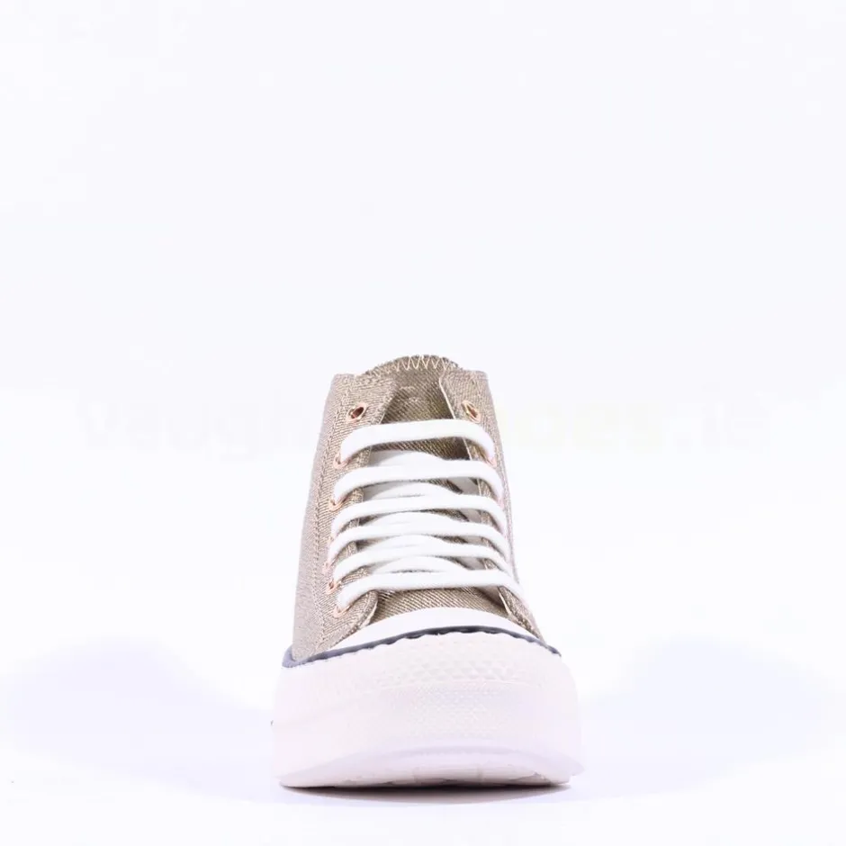 Women Tommy Bowe Ladies Mccabe Toecap Hitop - Gold Sparkle
