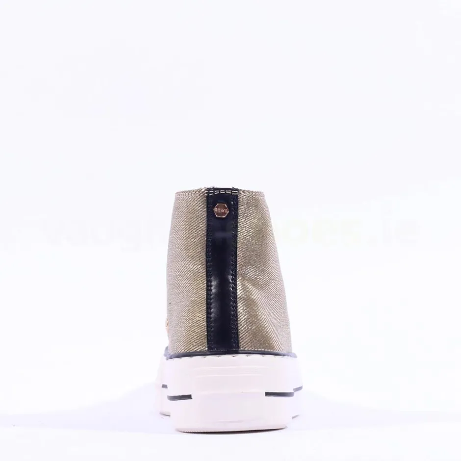 Women Tommy Bowe Ladies Mccabe Toecap Hitop - Gold Sparkle