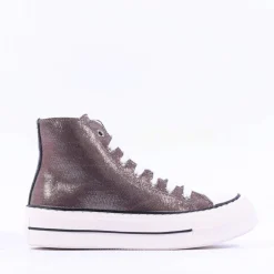 Women Tommy Bowe Ladies Mccabe Toecap Hitop - Grey Sparkle