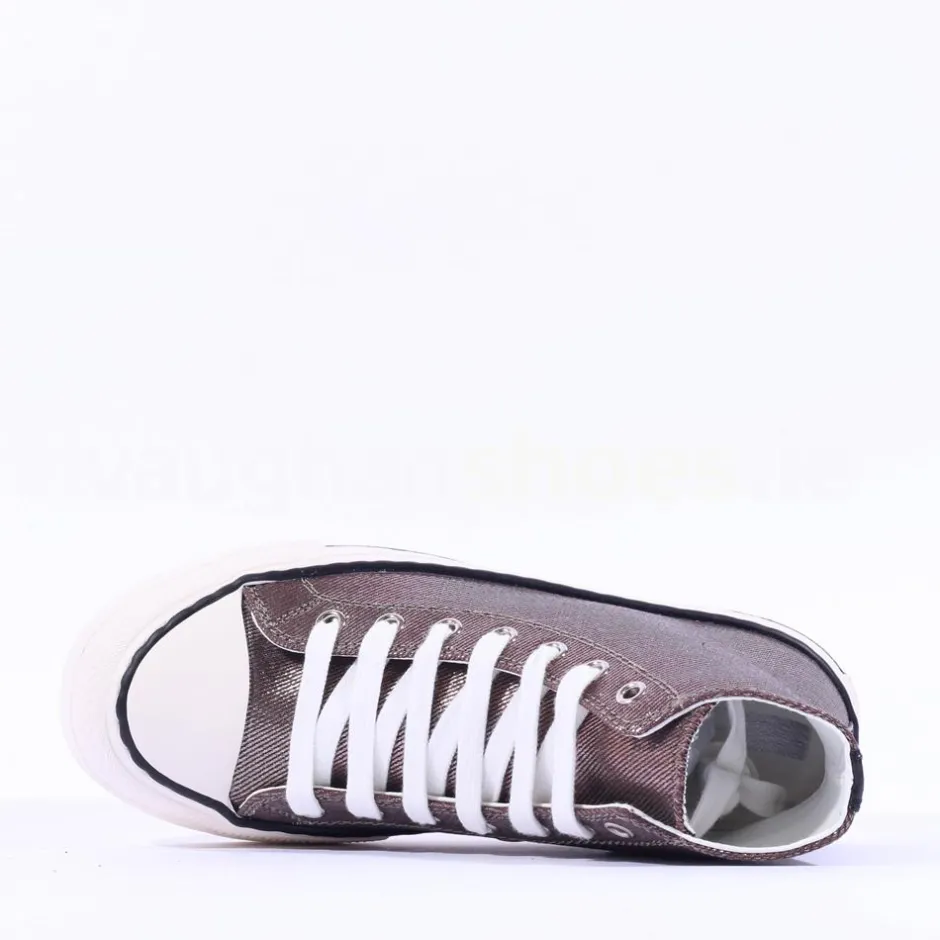 Women Tommy Bowe Ladies Mccabe Toecap Hitop - Grey Sparkle
