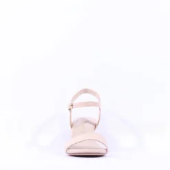 Women Tamaris Meliah Mid Heel Sandal - Beige