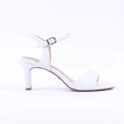Women Tamaris Meliah Mid Heel Sandal - White