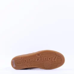 Women Paul Green Metallic Gumsole Trainer - Gold Leather