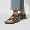 Women Birkenstock Milano Big Buckle High Shine - High Shine Black