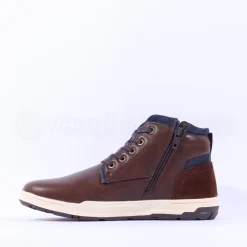 Tommy Bowe Mitchell Hi Top Laced Boot - Bourneville