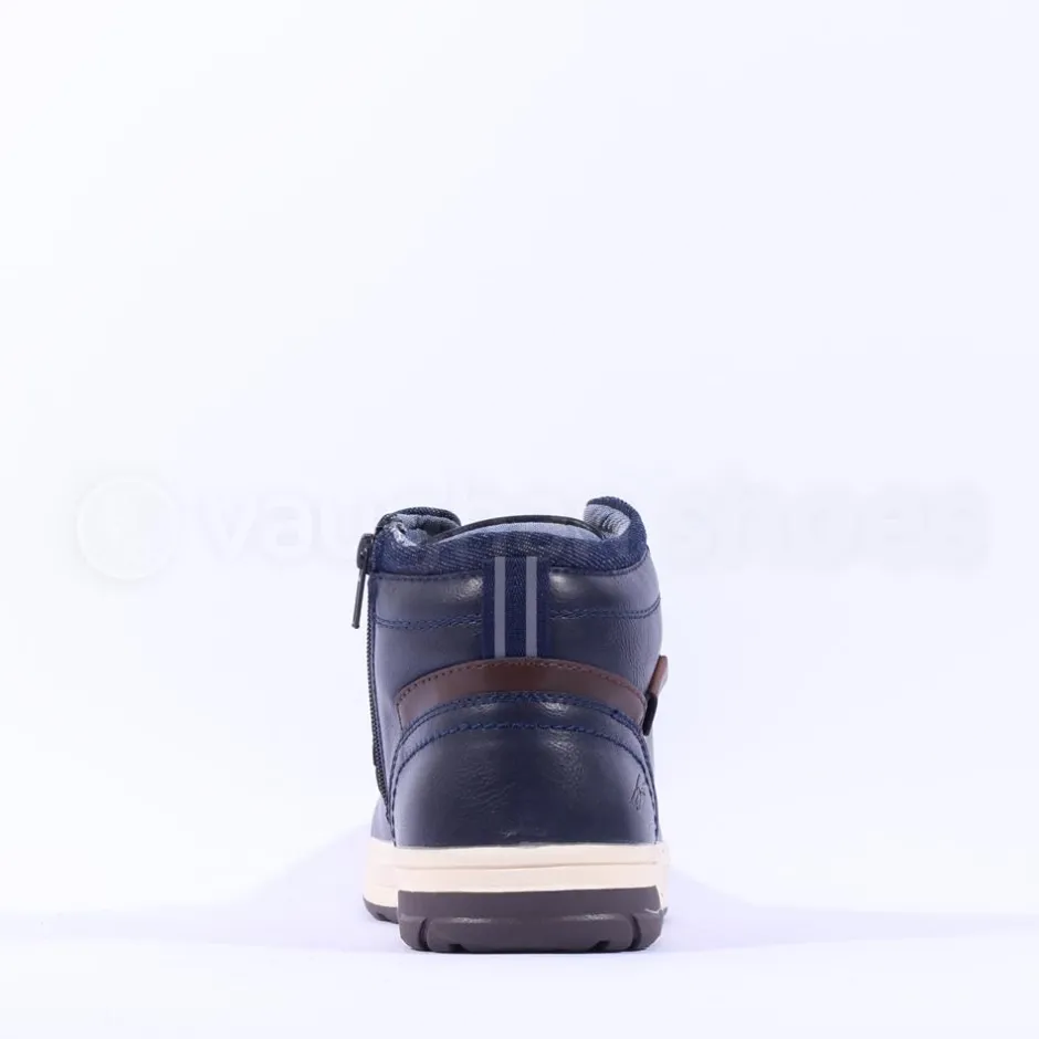 Tommy Bowe Mitchell Hi Top Laced Boot - Navy