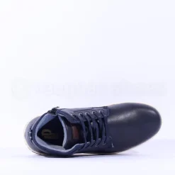 Tommy Bowe Mitchell Hi Top Laced Boot - Navy