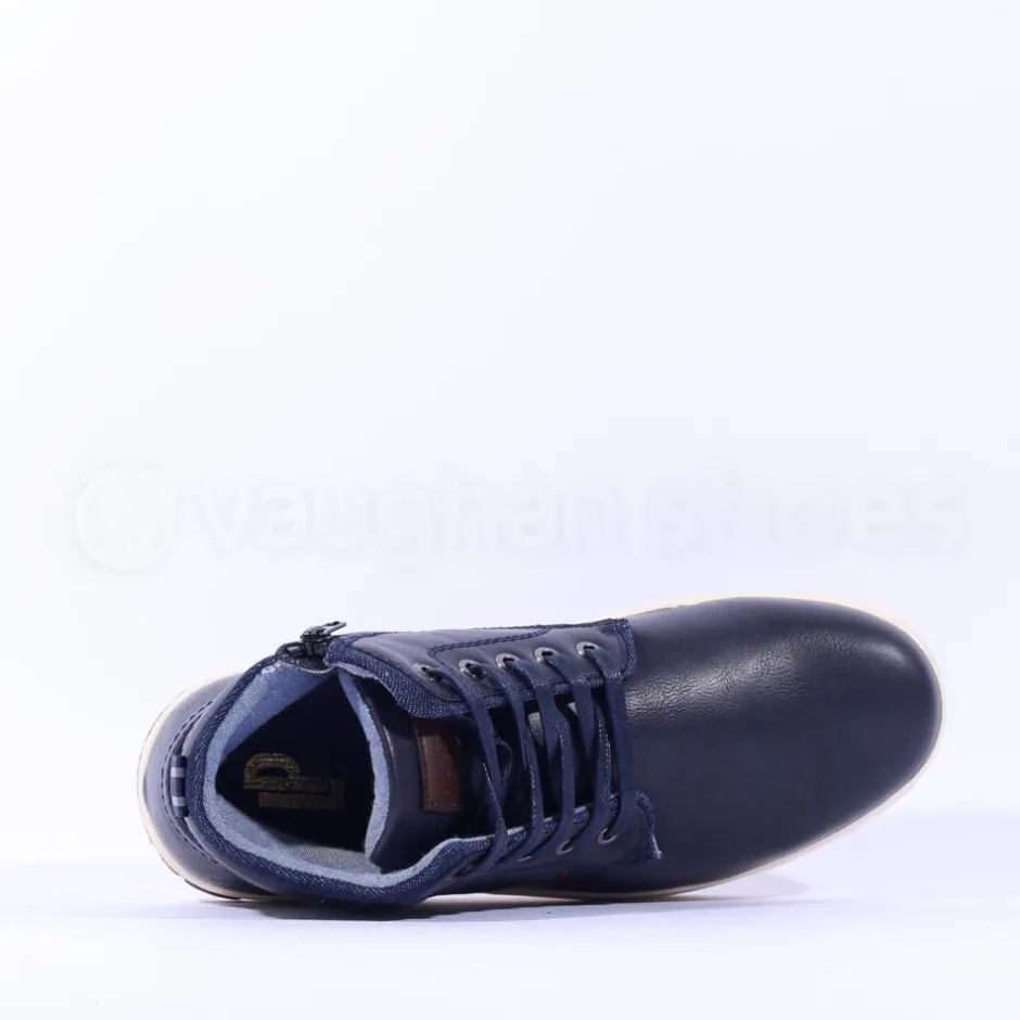 Tommy Bowe Mitchell Hi Top Laced Boot - Navy