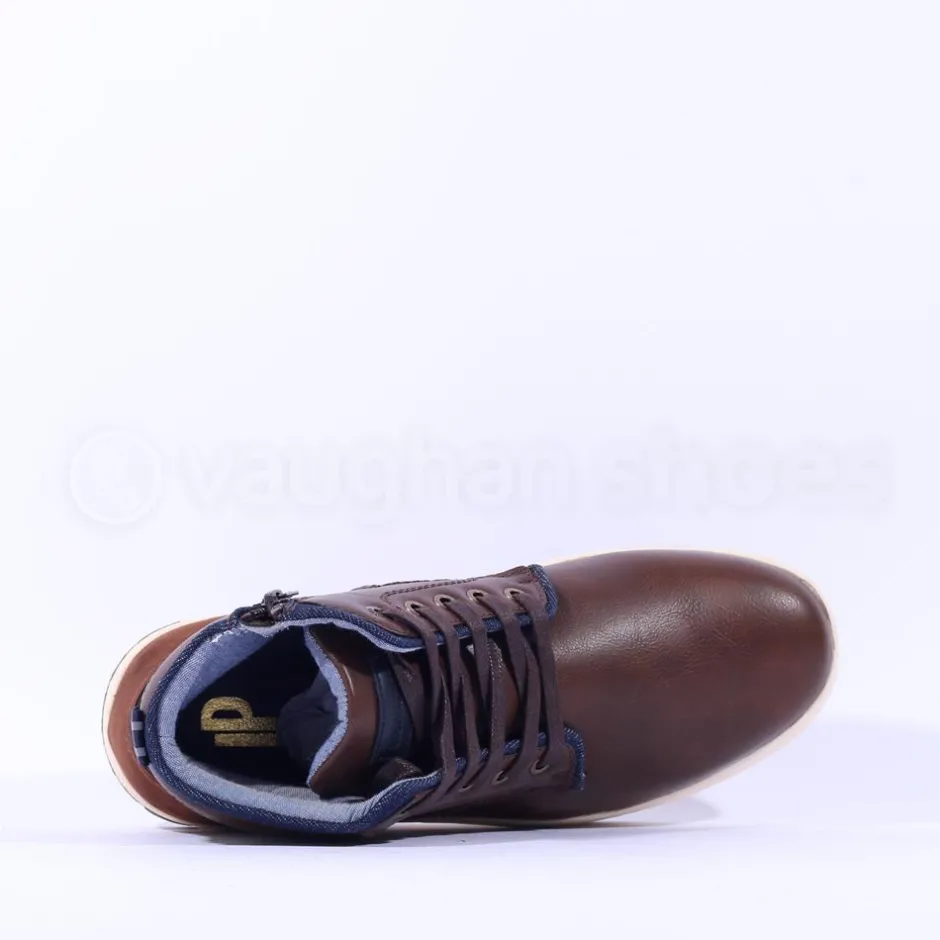Tommy Bowe Mitchell Hi Top Laced Boot - Bourneville