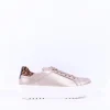 Women Ara Monaco Internal Zip Platform Trainer - Metallic Leopard