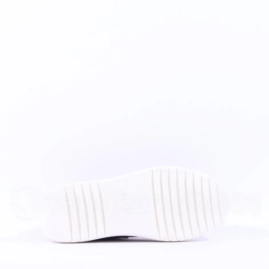 Women Ara Monaco Internal Zip Platform Trainer - Metallic Leopard