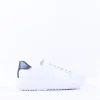 Women Ara Monaco Platform Laced Trainer - White Navy