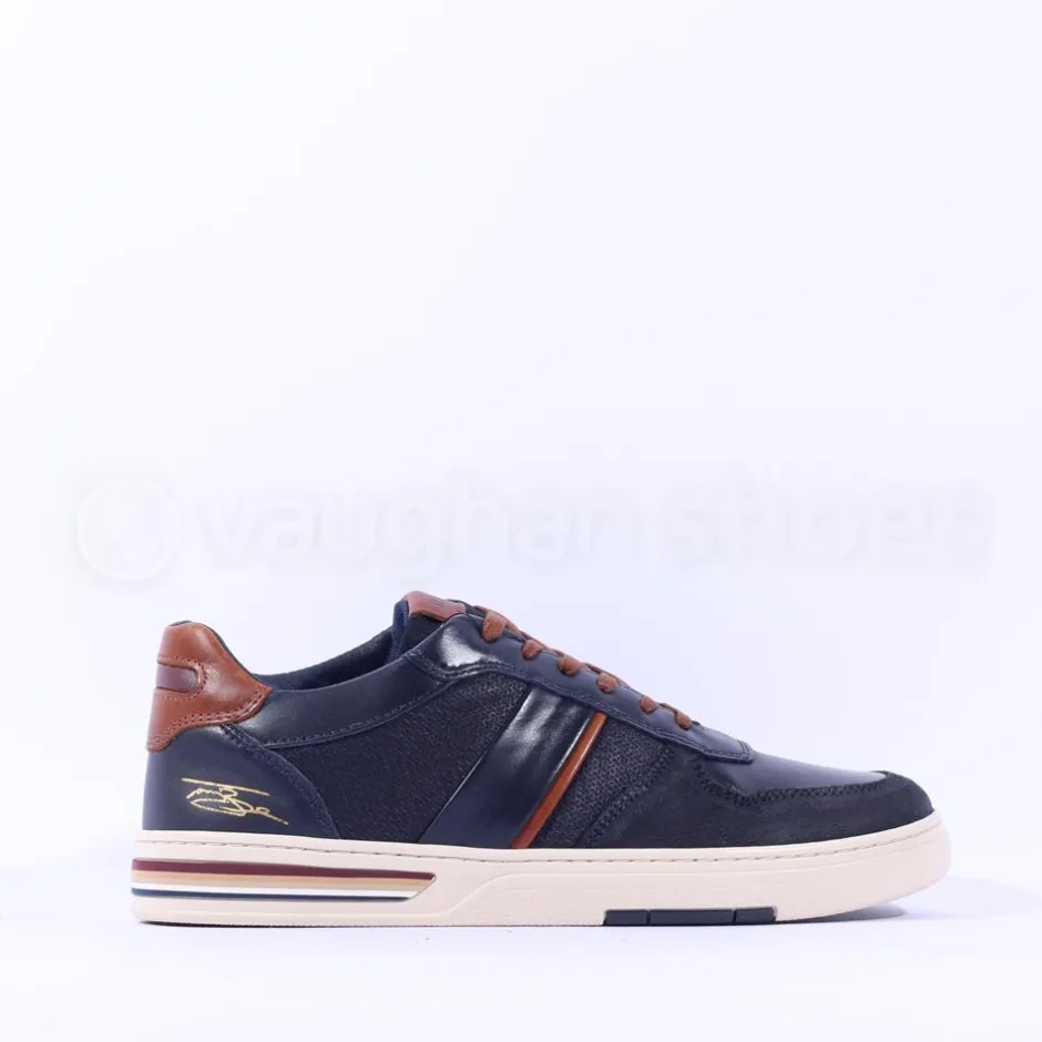 Tommy Bowe Montoya Laced Casual Shoe - Navy Leather