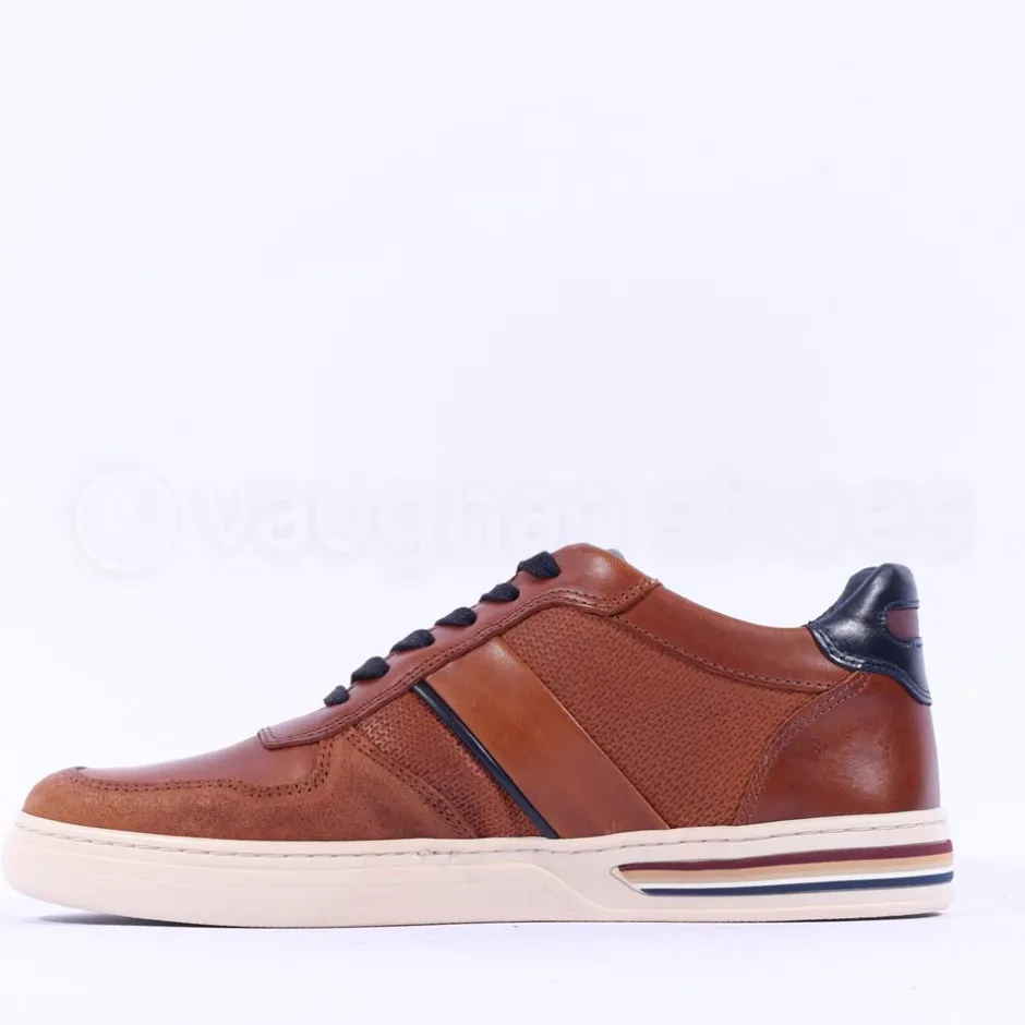Tommy Bowe Montoya Laced Casual Shoe - Tan Leather