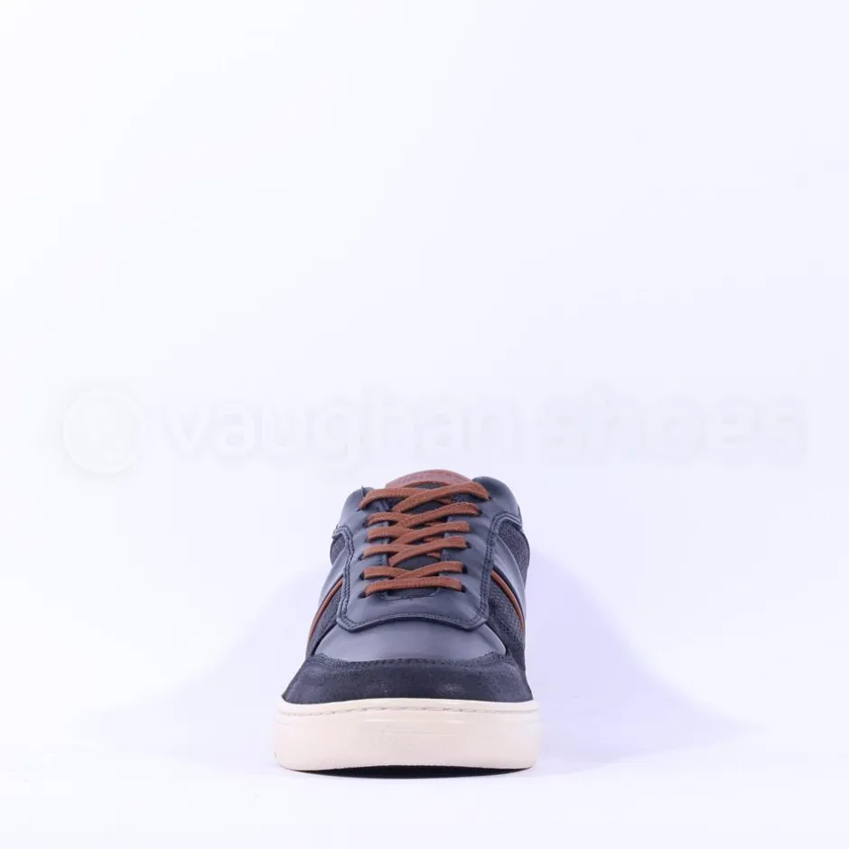 Tommy Bowe Montoya Laced Casual Shoe - Navy Leather