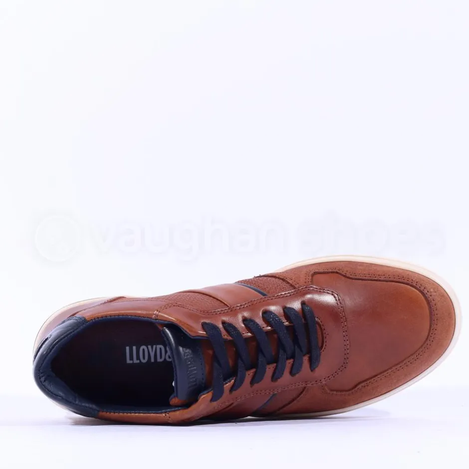 Tommy Bowe Montoya Laced Casual Shoe - Tan Leather